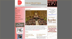 Desktop Screenshot of dakotachoralunion.org